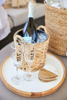 Mr. & Mrs. Boxed Champagne Flute Set by Mudpie