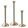Courtly Check Candlestick - Large by MacKenzie-Childs