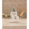 Pastel Candy Cane Snowman With Tree by Bethany Lowe