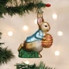 Peter Rabbit With Easter Egg Ornament by Old World Christmas