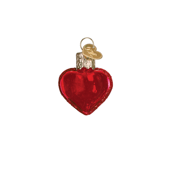 Small Red Heart Ornament by Old World Christmas