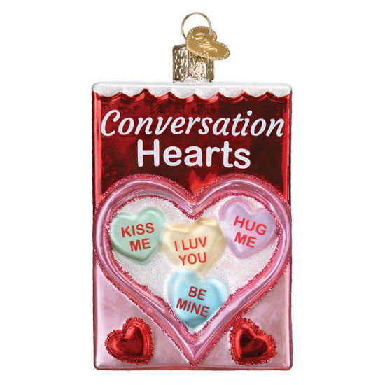 Conversation Hearts Candy Ornament by Old World Christmas