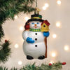 Snowman With Cardinal Ornament by Old World Christmas