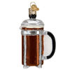 French Coffee Press Ornament by Old World Christmas