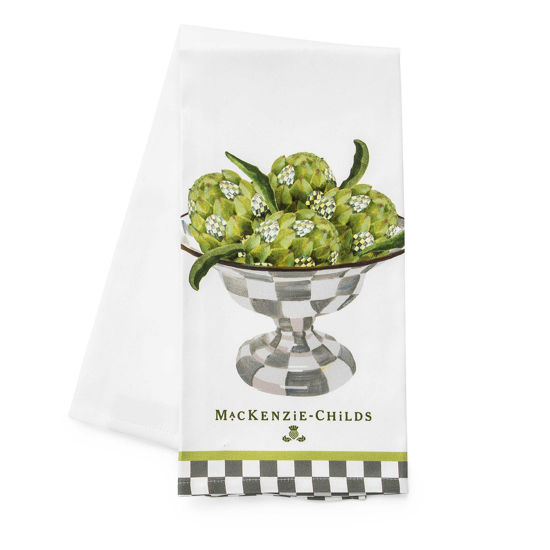 Artichoke Compote Dish Towel by MacKenzie-Childs