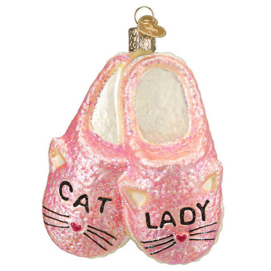 Cat Lady Slippers Ornament by Old World Christmas