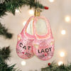 Cat Lady Slippers Ornament by Old World Christmas