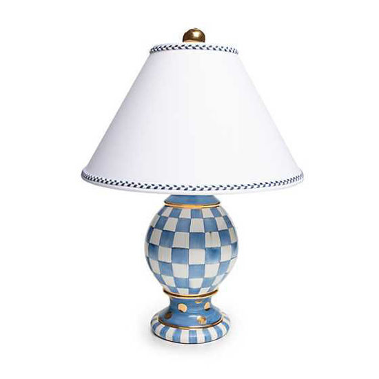 Royal Check Ceramic Globe Lamp by MacKenzie-Childs