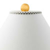 Sterling Check Medium Ceramic Globe Lamp by MacKenzie-Childs