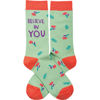Believe In You Socks by Primitives by Kathy