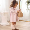 Violet Embroidered Sleeve Knit Dress 9-12M by Elegant Baby - copy