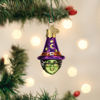 Mini Witch Head Ornament by Old World Christmas
