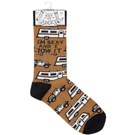 I'm Sexy and I Tow It Socks by Primitives by Kathy