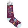 Awesome Cocktail Drinker Socks by Primitives by Kathy