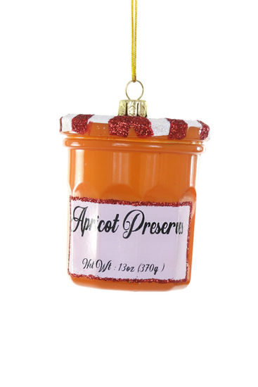 Apricot Preserves Jar Ornament by Cody Foster