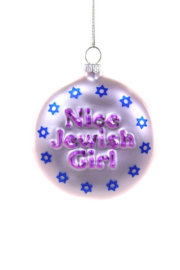 Nice Jewish Girl Ornament by Cody Foster
