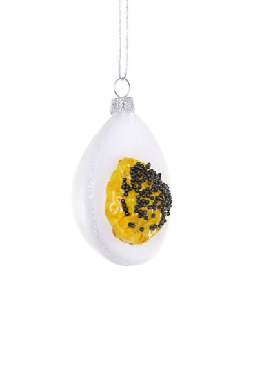 Deviled Egg with Caviar Ornament by Cody Foster