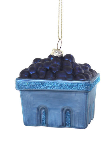 Farmstand Blueberries Ornament by Cody Foster