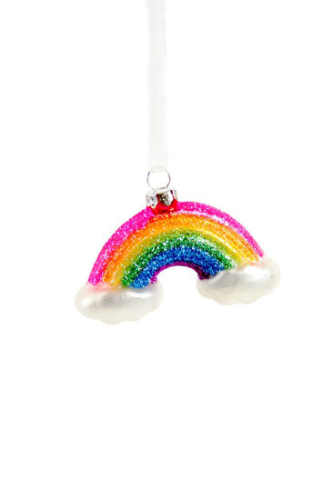 Small Neon Rainbow Ornament by Cody Foster