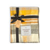Sweeter Than Hunny Yellow Plaid Blanket by Demdaco