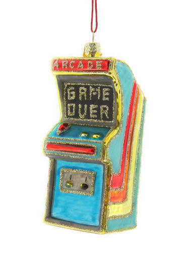 "Game Over" Retro Arcade Game Ornament by Cody Foster