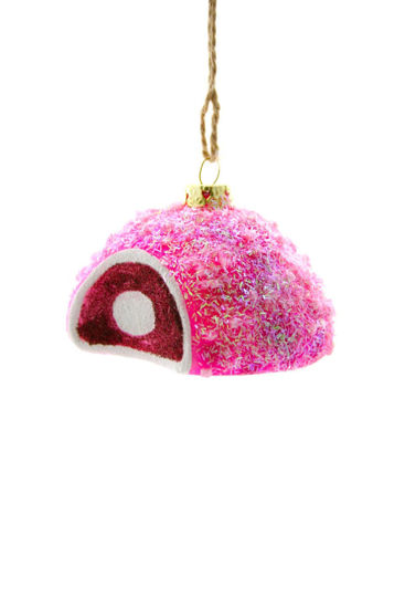 Pink Snowball Ornament by Cody Foster