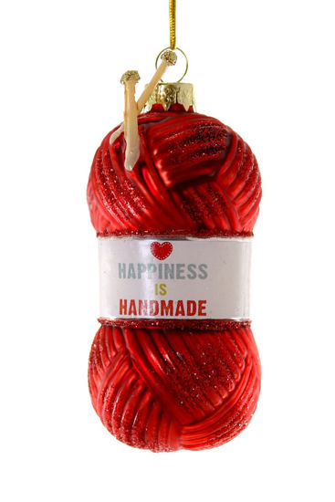 Happiness is Handmade Knitting Ornament by Cody Foster