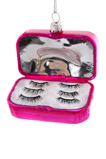 Fake Eyelashes in Hot Pink Case Ornament by Cody Foster