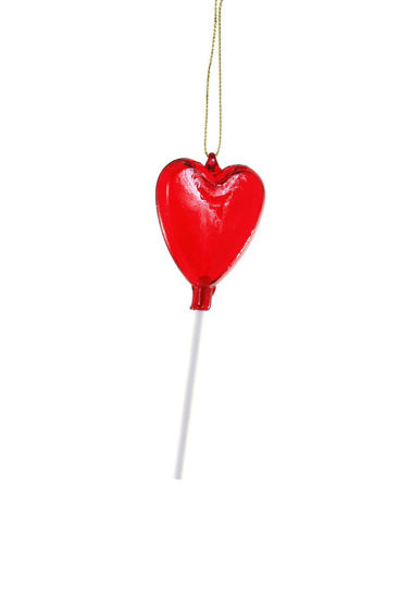 Heart Lollipop Ornament by Cody Foster