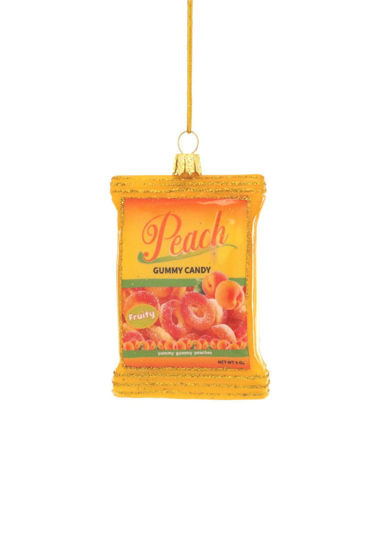Gummy Peaches Bag Ornament by Cody Foster