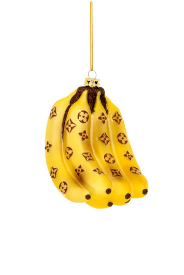 Fashionable Banana Bunch Ornament by Cody Foster