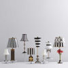 Sterling Check Candlestick Lamp by MacKenzie-Childs