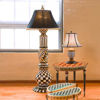 Courtly Check Ceramic Floor Lamp by MacKenzie-Childs