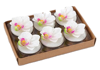 Flower T-Light Candles Set of 6 by One Hundred and 80 Degrees