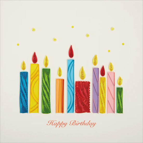 Birthday Candles Quilling Card by Niquea.D