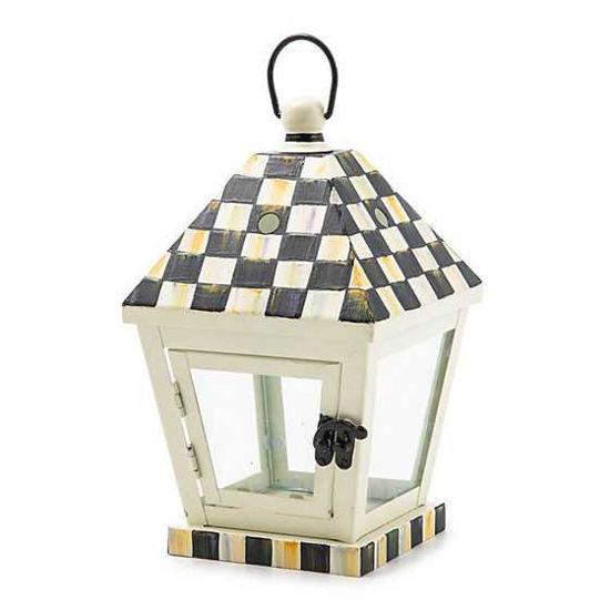 Courtly Check Small Lantern by MacKenzie-Childs