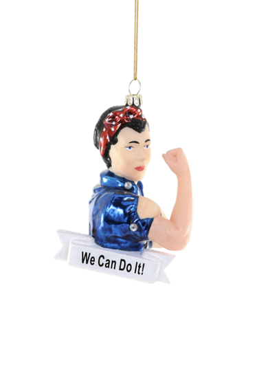 Rosie the Riveter Ornament by Cody Foster