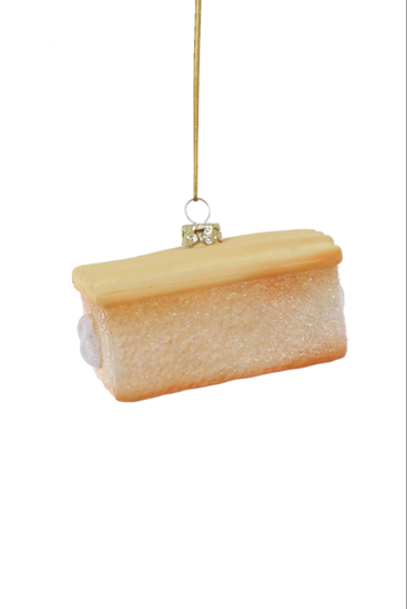 Vanilla Iced Snack Cake Ornament by Cody Foster