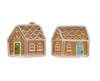 Gingerbread House Shaped Plates Set by Creative Co-op