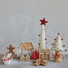 Gingerbread House Shaped Plates Set by Creative Co-op