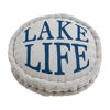Lake Round Pillow by Mudpie