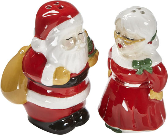 Kissing Claus Salt & Pepper Shakers Set by TAG