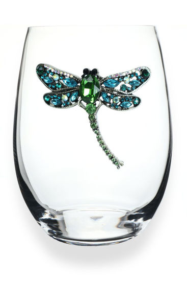Dragonfly Jeweled Glassware by The Queen's Jewel's