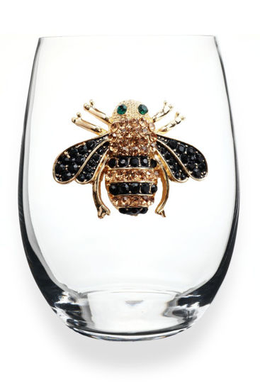 Queen Bee Jeweled Glassware by The Queen's Jewel's