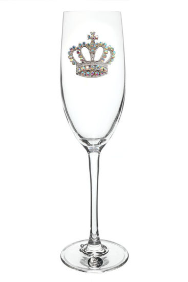 Aurora Borealis Crown Jeweled Glassware by The Queen's Jewel's