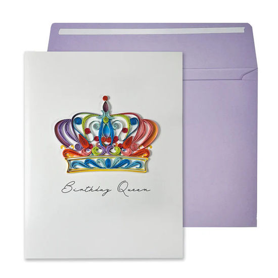 Quilled Birthday Queen Card by Niquea.D