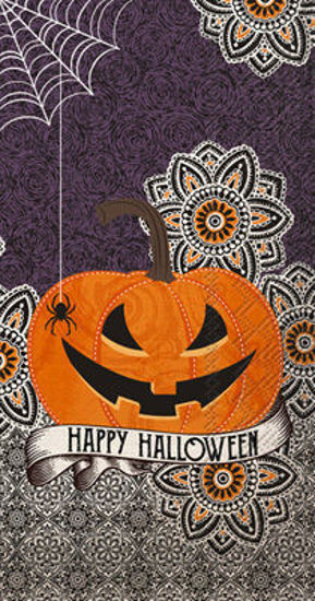 Happy Halloween Pumpkin Guest Towel by Boston International