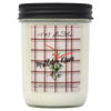 Limited Edition Plaid Mistletoe Kisses Jar by 1803 Candles