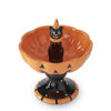 Jack O Lantern Bowl with Black Cat by K & K Interiors