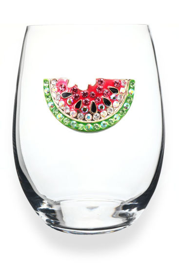 Watermelon Jeweled Glassware by The Queen's Jewel's
